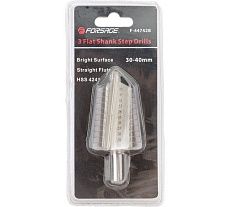 Сверло ступенчатое в блистере (30-40 мм; HSS 4241) Forsage F-44742B(49825)