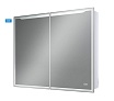 Зеркальный шкаф Art&Max Merano 100x80 см AM-Mer-1000-800-2D-DS-F с подсветкой, анти-пар