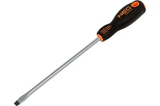 Шлицевая отвертка Neo Tools 8.0x200 мм CrMo 04-016