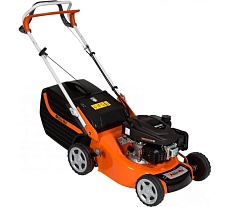 Газонокосилка Oleo-Mac gv 44 tk comfort, двигатель emak k450 ohv (123 cc), самоходная, травосборник 60 л, ширина деки 44 см, ширина кошения 41 см, 24.5 кг 6610-9074E5