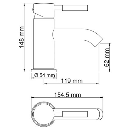 Смеситель для раковины WasserKRAFT Main 4105