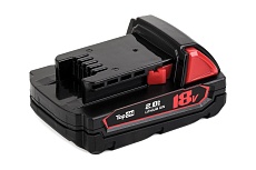 Аккумулятор для Milwaukee Topon 18V 2.0Ah (Li-Ion) PN: 48-11-1811 TOP-MIL-18-2.0