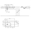 Раковина Geberit Citterio 90 см полочка слева 500.549.01.1