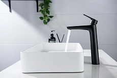 Смеситель для раковины Aquatek Бетта AQ1104MB черный матовый