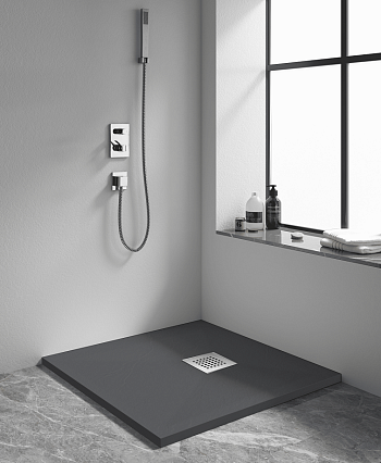 Поддон для душа RGW Stone Tray-G 80x80 камень, графит 14152088-02-11
