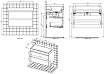 Мебель для ванной Creto Scala 100 см белый