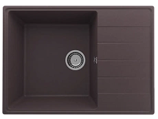 Кухонная мойка Ulgran Quartz Prima 700-06 70 см трюфель