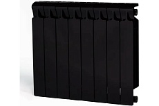 Радиатор Rifar Monolit 500x8 секций НП левый MVL 50мм Антрацит RM5008 MVL/9005