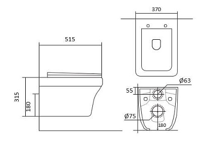 Подвесной унитаз SET Aquatek Амадео KKI2 3 в 1