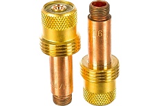 Корпус цанги c газовой линзой (2 шт; 1.6 мм) для FB TIG 17-18-26 Fubag FB45V25