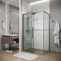 Душевой уголок Grossman Galaxy 120.K33.01.1490.42.00 140x90 прозрачный, графит сатин