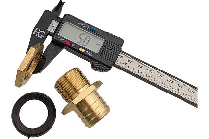 Штуцер для бочки HG 1/2" ВР х 3/4" НР х 25 мм 1897810