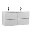 Тумба с раковиной BelBagno Uno 120 см, 4 ящика, Bianco Opaco