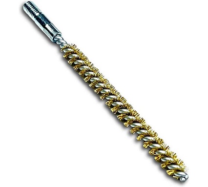 Щетка ерш Lessmann 8х80х115 мм М6, латунь 0.15 мм 500708