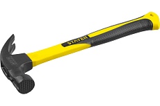 Молоток-гвоздодер с магнитом и фибергласовой рукояткой 450г Stayer PROFESSIONAL 2027-450
