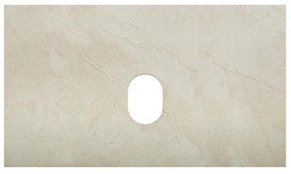 Столешница BelBagno 80 см KEP-80-MCO-W0 без отверстия под смеситель, Marmo Crema Opaco