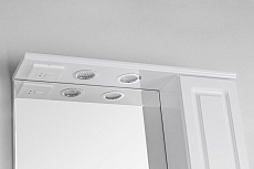 Зеркальный шкаф Style Line Олеандр-2 65 см белый