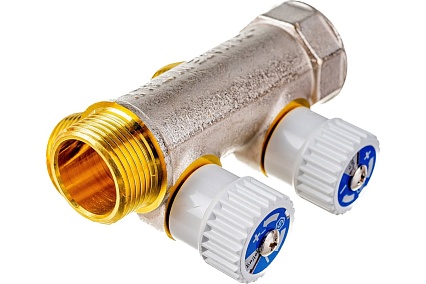 Распределительный коллектор STOUT 3/4, 2 отвода 3/4ЕК SMB 6851 343402 RG008S37R54H0Q