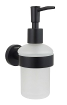 Дозатор для мыла Aquatek Вега AQ4005MB черный матовый