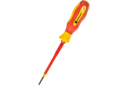 Шлицевая диэлектрическая отвертка Norgau 2,5х75 мм, тип N171-2,5x75 067062225
