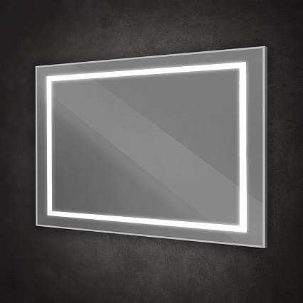 Зеркало BelBagno SPC-KRAFT-1200-800-SENS-AL 120x80 см сенсорный выключатель, сатин