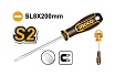 Плоская отвертка Ingco SL8, 200мм HSDSL8200