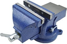 Слесарные поворотные тиски TORNERI L губок 125 мм Т019410