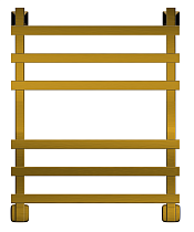 Полотенцесушитель водяной Двин N Plaza 55x65, состаренная бронза