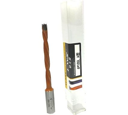 Сверло удлиненное для глухих отверстий KWS HW 6х105 Z=2 L K6 4093-05953-630807956