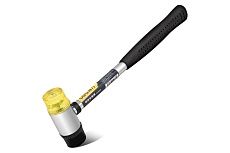 Рихтовочный молоток Deli DL5340 длина 315 мм, боек резина+пластик, стальная рукоять 104491