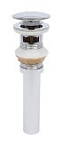 Донный клапан AQUAme AQM7001-1 с переливом, хром