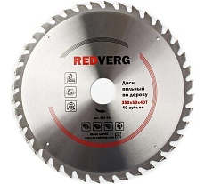 Диск пильный по дереву твердосплавный (350х50 мм; 40 зубьев) Redverg 6621239