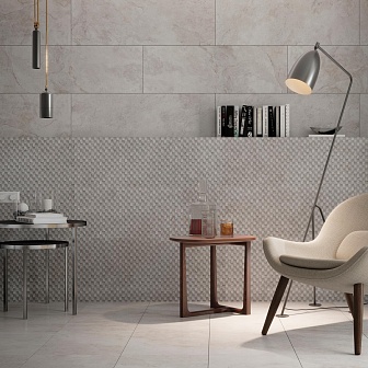 Плитка Porcelanosa Image (Mirage) Silver 33,3x100 см, 100295171