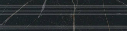 Бордюр Багет Kerama Marazzi Алькала черный 5х20 см, BLB039