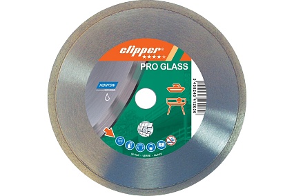 Алмазный диск для резки стекла, clipper pro glass 180x25.4 мм про NORTON 70184630184