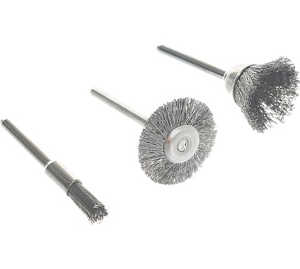 Корщетки из нержавеющей стали FIT IT набор 3шт 36906