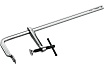 Цельнокованая струбцина Зубр КС-500/120 тип F, 500/120 мм 32157-120-500
