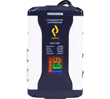 Однофазный стабилизатор напряжения Рубин ЦСН 1 000 (1000ва) РЭ-ЦСН 1000