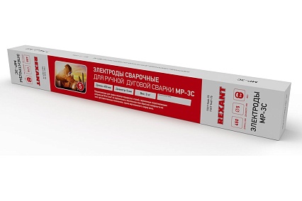 Электрод MP-3C (450 мм, 5 мм, 3 кг) Rexant 11-0954