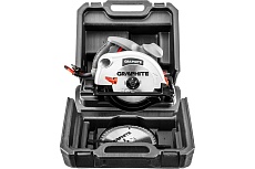 Дисковая пила Graphite 185 мм, 1200Вт, доп диск, кейс 58G488