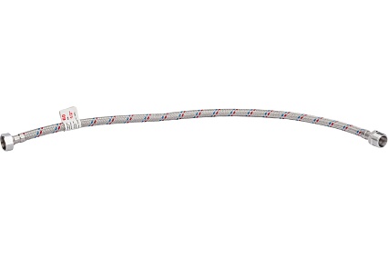 Гибкая подводка для воды (60 см; 1/2"; гайка-штуцер) Valtec VTf.002.IS.0404060