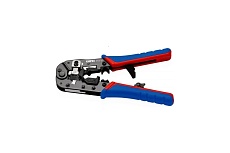 Пресс-клещи для штекеров Knipex 3-в-1, 1 гнездо, 8-пин 8p8c, резка и зачистка кабеля KN-975113SB