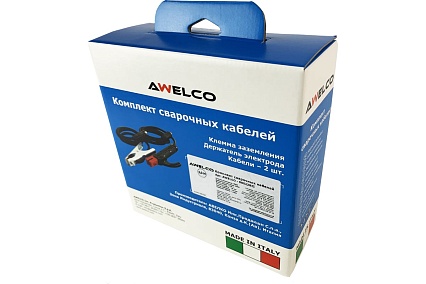 Комплект сварочных кабелей AWELCO 300А, 3 м Спец AWELCO-88022RII