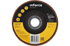 Круг лепестковый (125x22.2 мм; P40; цирконий) Inforce 11-01-616