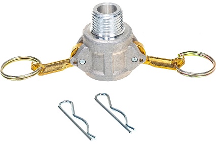 Камлок соединение типа B (0.5"; розетка; наружная резьба BSP; алюминий) TITAN LOCK TL50BAL
