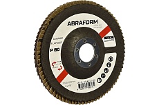 Круг лепестковый FlapLine CR, 125 мм, P80, угловой ABRAFORM AF-FL-CR-KLT2-80