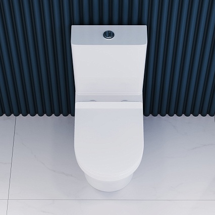 Унитаз-компакт RGW SW-06 безободковый Tornado, с микролифтом 67420106-01