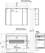 Мебель для ванной Aquanet Бруклин 100 см, антрацит матовый