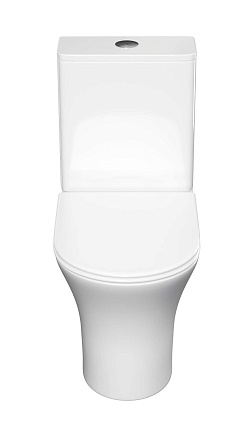 Унитаз-компакт Aquatek Optima AQ4412-00 безободковый, с микролифтом