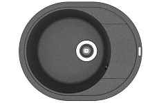 Кухонная мойка Flortek Родос 58 см, черный FG